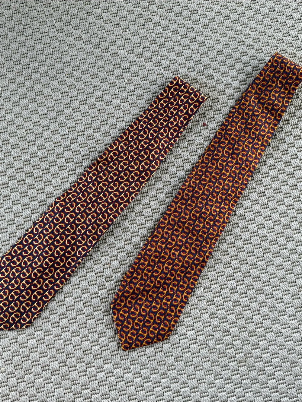vintage 90s Paolo Gucci monogram ties bundle